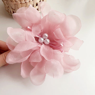 Accesorios para el Cabello Infantil con Clip Lateral Flor de Perla - Image 10