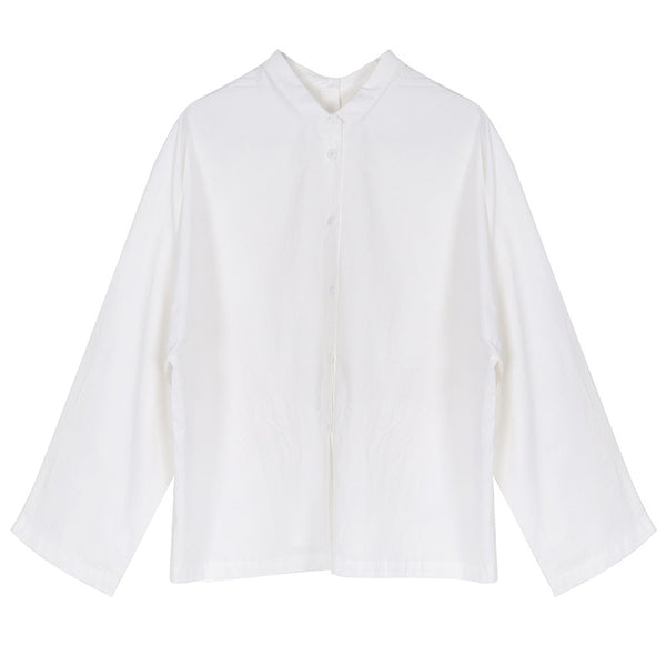 Camisa Oversized Dark Style con Botones Delanteros y Traseros - Manga Larga