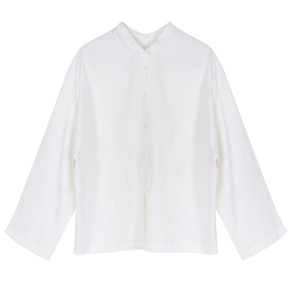 Camisa Oversized Dark Style con Botones Delanteros y Traseros - Manga Larga