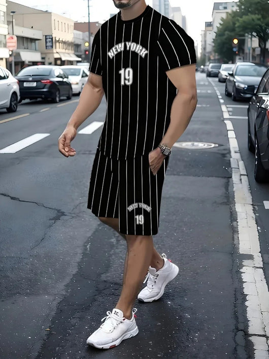 Traje Estampado 3D con Letras Personalizadas para Hombre - Image 19
