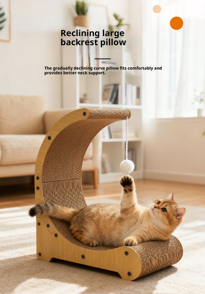 Árbol Rascador Multicapa para Gatos con Cartón Corrugado - Image 8