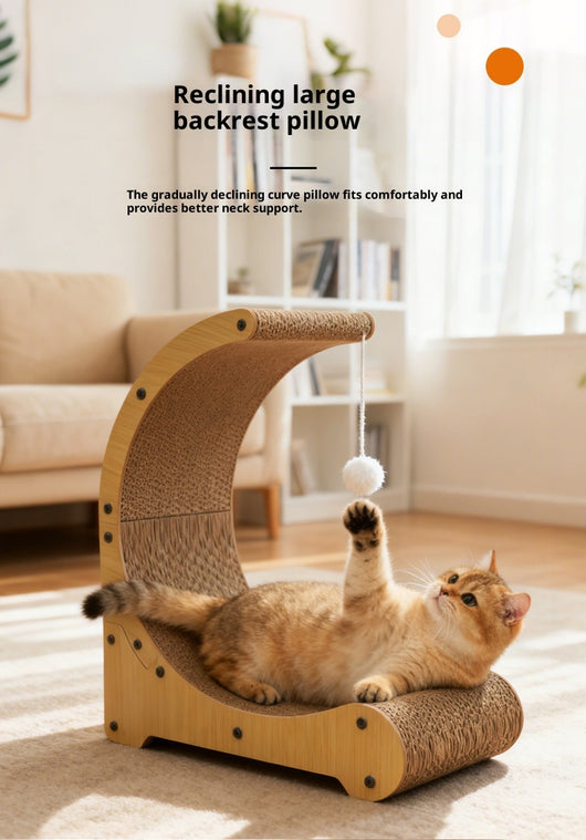 Árbol Rascador Multicapa para Gatos con Cartón Corrugado - Image 8