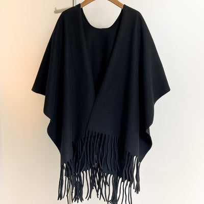 Capa Retro de Viaje en Colores Sólidos - Abrigo Cálido de Alta Calidad - Image 8