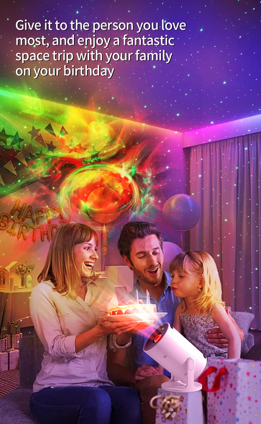 Lámpara Proyector de Nebulosa con Altavoz Bluetooth - Luz Estelar Romántica - Image 15