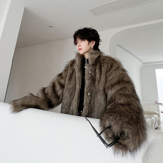 Abrigo de Invierno para Hombre con Solapa y Relleno de Algodón - Image 4