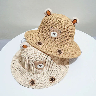 Sombrero de Paja Protección Solar para Bebé - Transpirable y Ligero para Viajes - Image 14