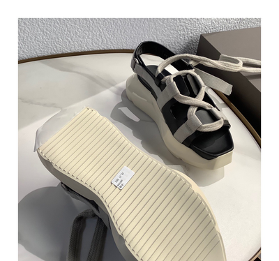 Sandalias de Moda con Punta Cuadrada y Tiras Cruzadas para Uso Casual - Image 17