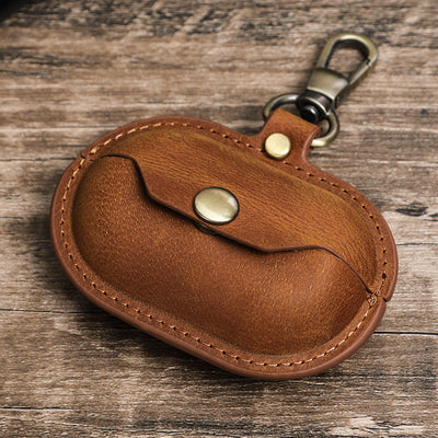 Funda Protectora para Audífonos Inalámbricos en Cuero Crazy Horse