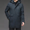 Chaqueta Acolchada de Invierno con Capucha para Hombre