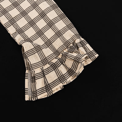 Conjunto Retro de 3 Piezas: Camisa Cuadros Manga Larga, Top Tubo y Shorts - Image 28