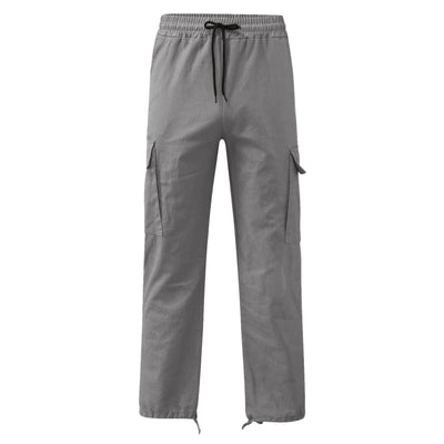 Pantalones Casuales con Múltiples Bolsillos y Cordón Ajustable - Image 73