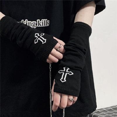 Mangas Tejidas con Agujero para Dedo - Protección y Estilo Japonés - Image 10
