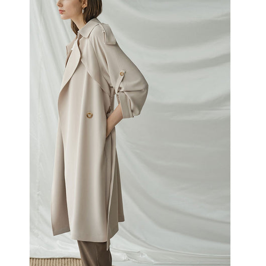 Chaqueta Cortaviento Larga para Mujer - Abrigo Elegante Hasta la Rodilla - Image 9