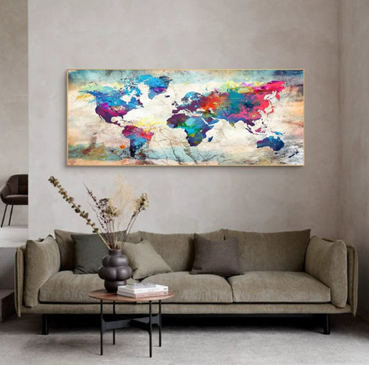Kit de Pintura de Diamantes 5D - Mapa del Mundo a Color - Image 8