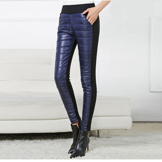 Pantalones de Algodón Talla Grande para Mujer con Cintura Elástica - Invierno - Image 16