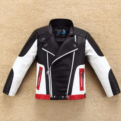 Chaqueta de Cuero Grueso para Niño - Diseño Elegante y Duradero