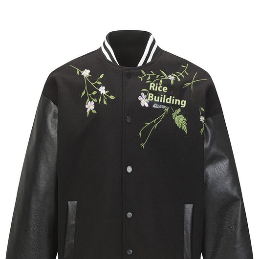 Chaqueta Retro Americana con Bordado Floral para Hombre - Image 10