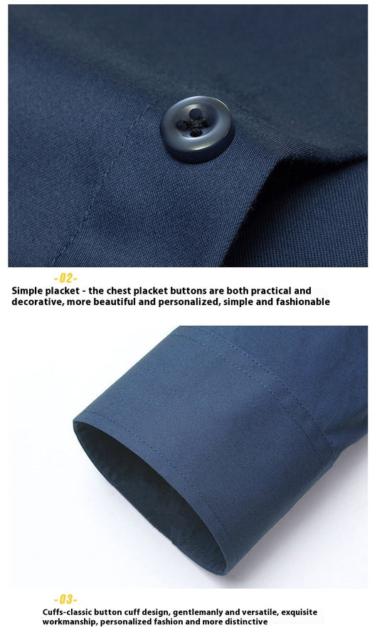 Camisa Casual Blanca para Hombre - Diseño Liso Versátil - Image 22
