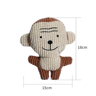 Juguetes de Peluche con Forma de Animales para Perros - Resistentes y Chirriantes - Image 4