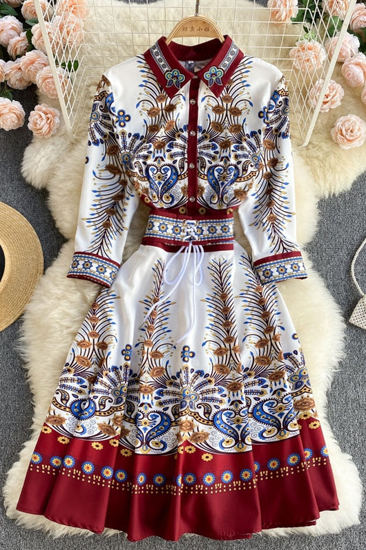 Vestido Elegante con Cintura Ajustada y Diseño Sofisticado - Image 4