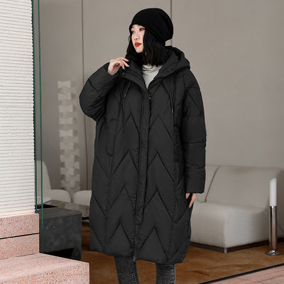 Chaqueta Acolchada de Plumas Mujer Largo Medio - Image 10