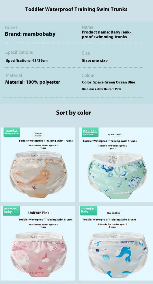 Traje de Baño Impermeable y Transpirable para Niños Pequeños - Image 7