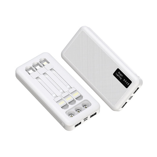 Batería Portátil de Alta Capacidad con Cable Integrable y Pantalla LED - Image 5