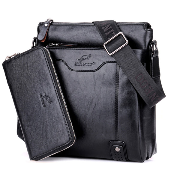 Bolsa Ejecutiva de Cuero para Hombre con Bandolera Ajustable