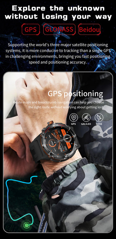 Reloj Inteligente Y18 con Monitoreo de Oxígeno, GPS y Altitud - Image 13