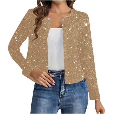 Cardigan Elegante con Detalles en Dorado para Mujer - Image 8