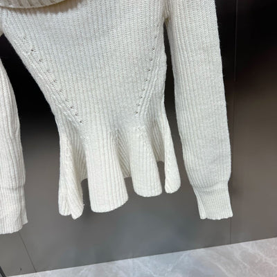 Suéter Raglan con Volantes en Cintura y Mangas Largas - Image 10