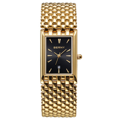 Reloj de Cuarzo Dorado Ultrafino para Pareja - Acero Inoxidable Resistente al Agua - Image 8