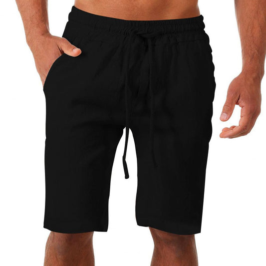 Pantalones de Playa Algodón Lino - Shorts Yoga y Fitness - Image 2