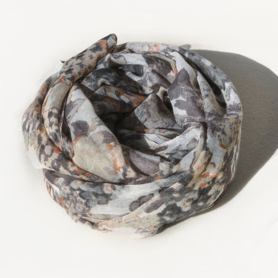 Pañuelo de Seda Floral Elegante - Bufanda Versátil para Mujer - Image 10