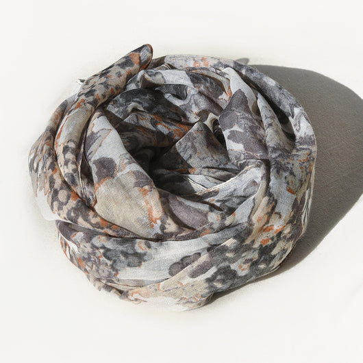 Pañuelo de Seda Floral Elegante - Bufanda Versátil para Mujer - Image 10