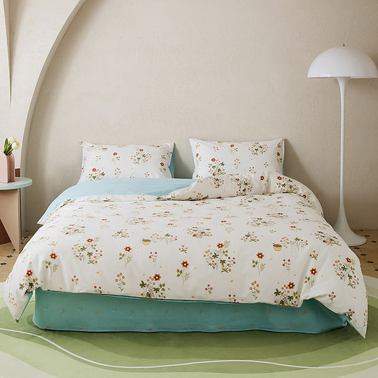 Juego de Cama 4 Piezas 100% Algodón con Estampado - Image 20