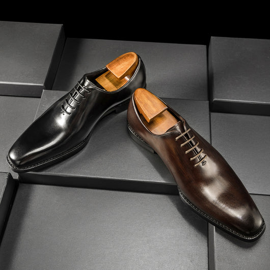 Zapatos de Cuero Formal Estilo Británico para Novio - Image 7