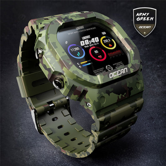 Reloj Inteligente con Monitor de Frecuencia Cardíaca, Presión Arterial y Pasos