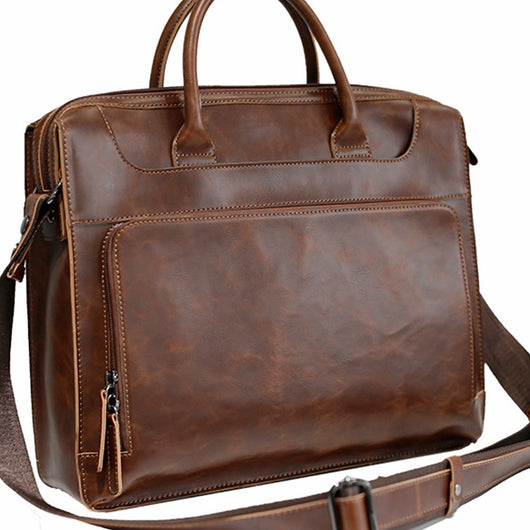 Bolso de Cuero Genuino para Hombre - Image 7