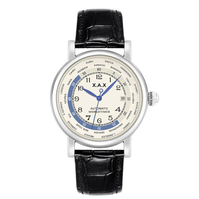 Reloj Automático de Zona Horaria Mundial Resistente al Agua - Image 7