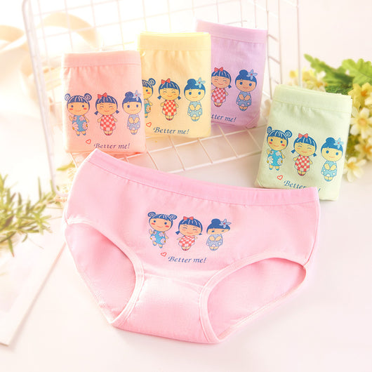 Calzones Boxer de Algodón Puro para Niñas - Image 4
