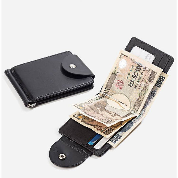 Billetera Corta de Cuero PU para Hombre