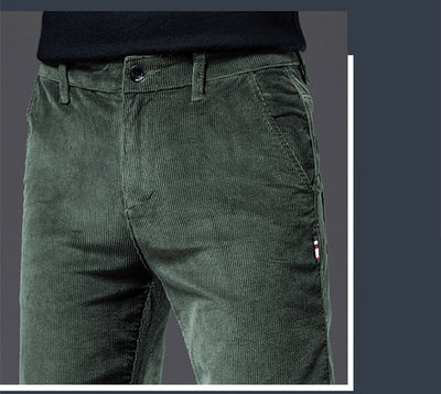 Pantalones de Pana Casual Slim Stretch para Hombre - Image 5