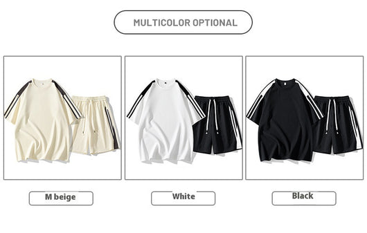 Conjunto Deportivo Hombre Estilo Hong Kong - Playera y Shorts Sueltos - Image 5