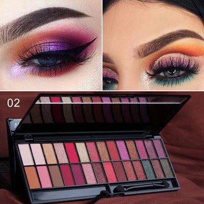 Paleta de Sombras Mate y Perladas 28 Colores para Ojos - Image 7