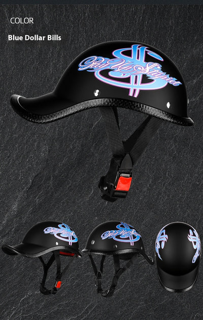 Casco Retro Eléctrico con Batería para Motocicleta - Protección de Seguridad Media - Image 26
