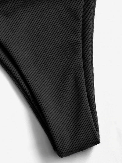 Bikini Dos Piezas con Abertura Lateral Sexy para Playa - Image 11