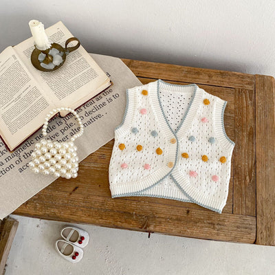 Chaleco Cardigan de Algodón para Bebé - Suéter Cómodo y Versátil - Image 12