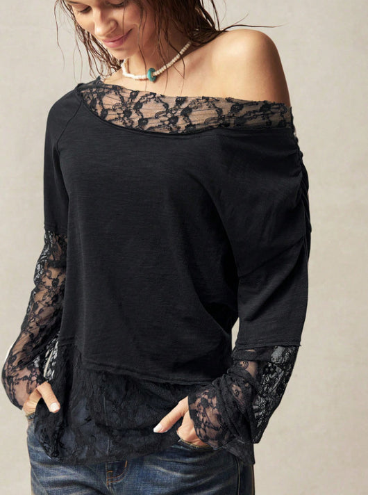 Blusa Elegante de Manga Larga con Escote Diagonal - Image 15