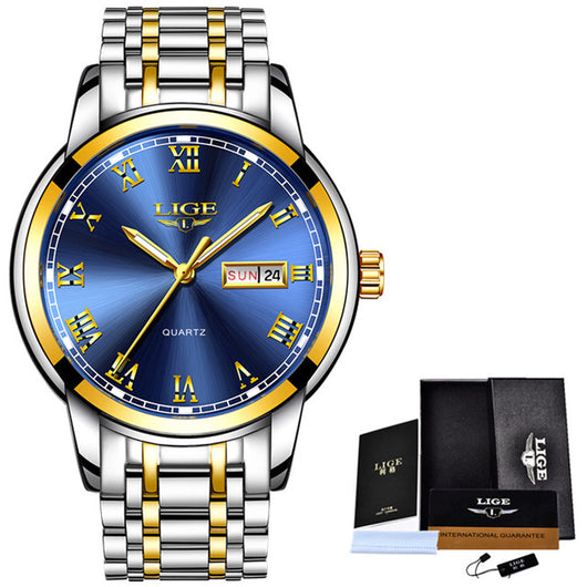 Reloj de Cuarzo con Tres Esferas y Banda de Acero - Image 8